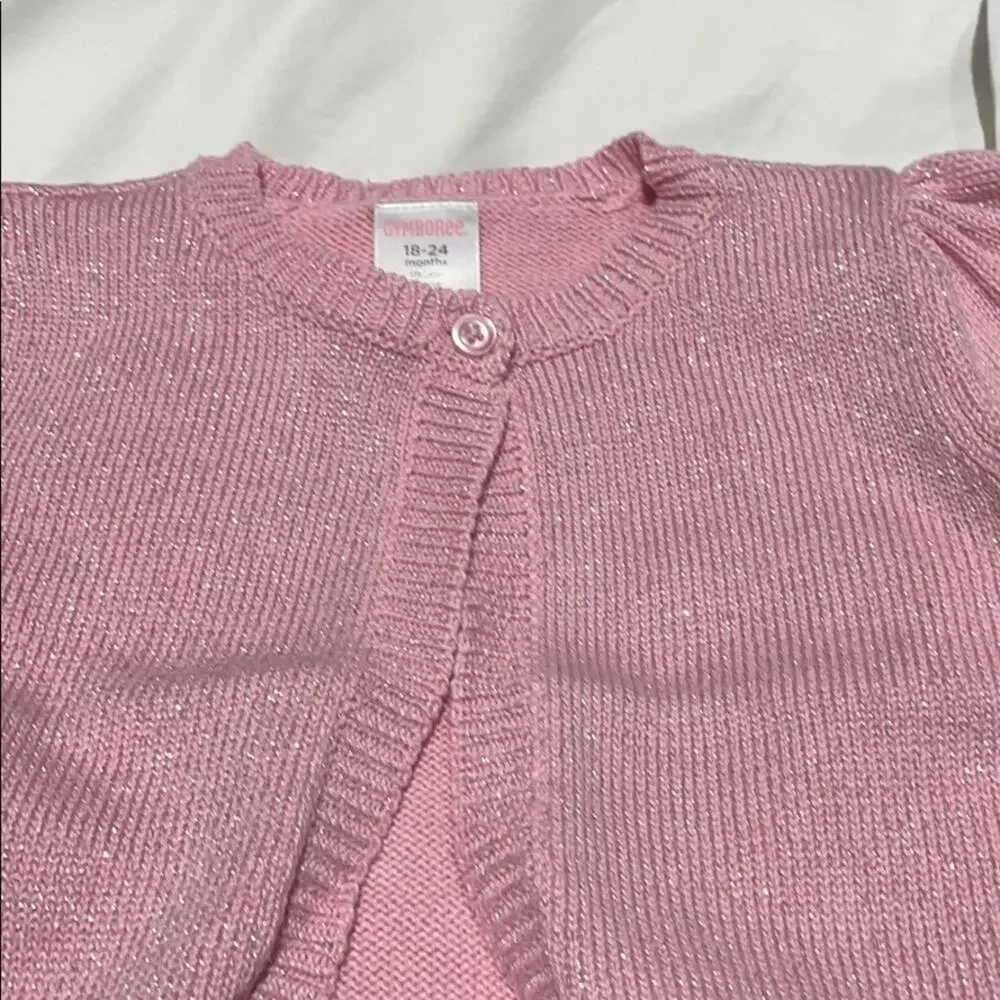 Gymboree 18-24 pale pink shimmer shrung euc